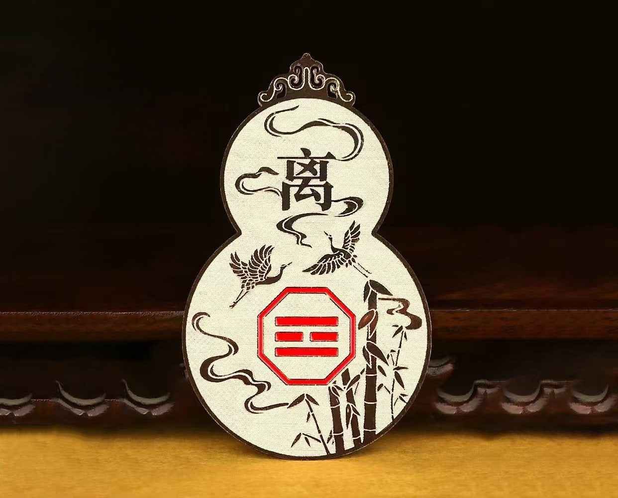 Gourd Corner Harmony Patch - Feng Shui Remedy for Missing House Corners (8cm×5cm)
